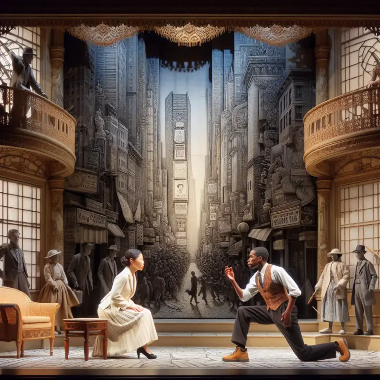 Visual representation of "dramaturgy" - The presentation of a sociological theory in terms of the performance of a play or drama.