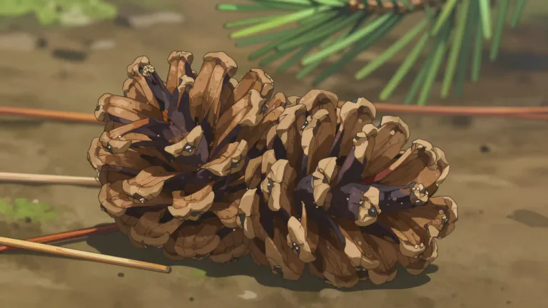 Visual representation of "pinecone" - A pinecone is the woody, seed-bearing structure produced by pine trees, which contains seeds and can vary in size and shape.