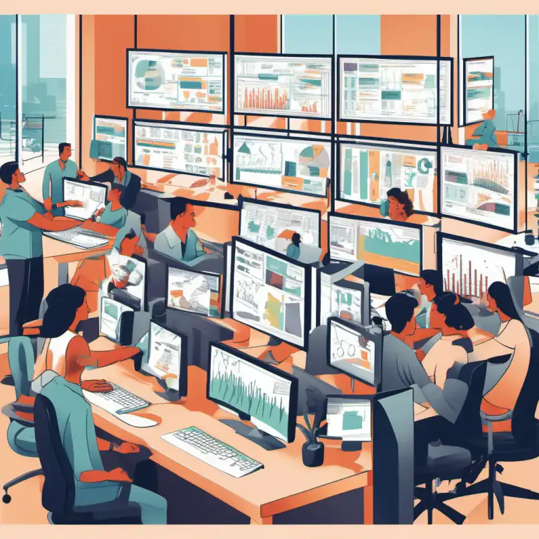 Visual representation of "in action" - In the process of being used or applied