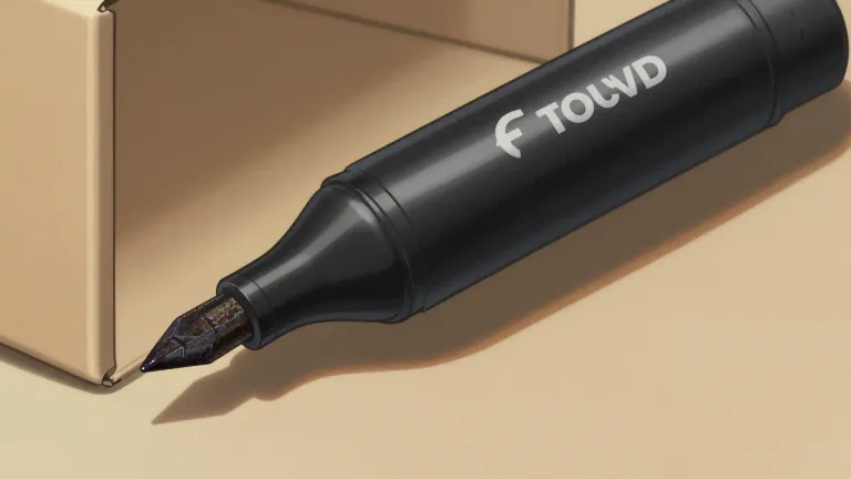 Visual representation of "sharpie" - A permanent marker known for its bold ink and distinctive branding.