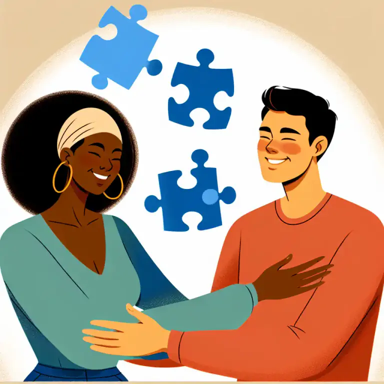Visual representation of "kinship" - A similarity or connection between two things or ideas.