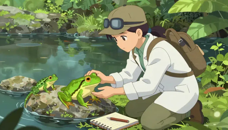 Visual representation of "herpetologist" - A herpetologist is a scientist who studies reptiles and amphibians.
