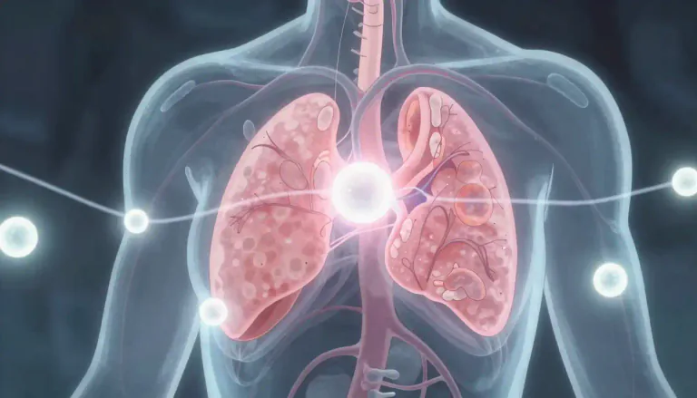 Visual representation of "thymus" - A small organ in your body where white blood cells mature and multiply.