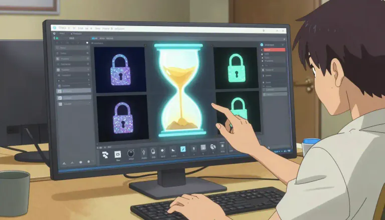 Visual representation of "shareware" - Software that you can use for free for a short time, but then you have to pay for it if you want to keep using it.