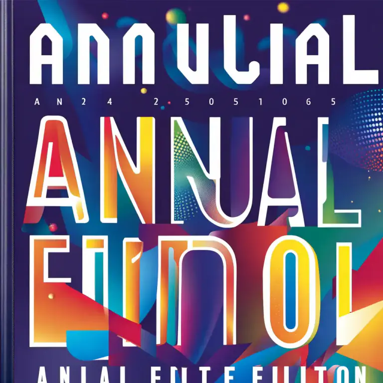 Visual representation of "annual" - a book or magazine that is published once a year under the same title but with different contents