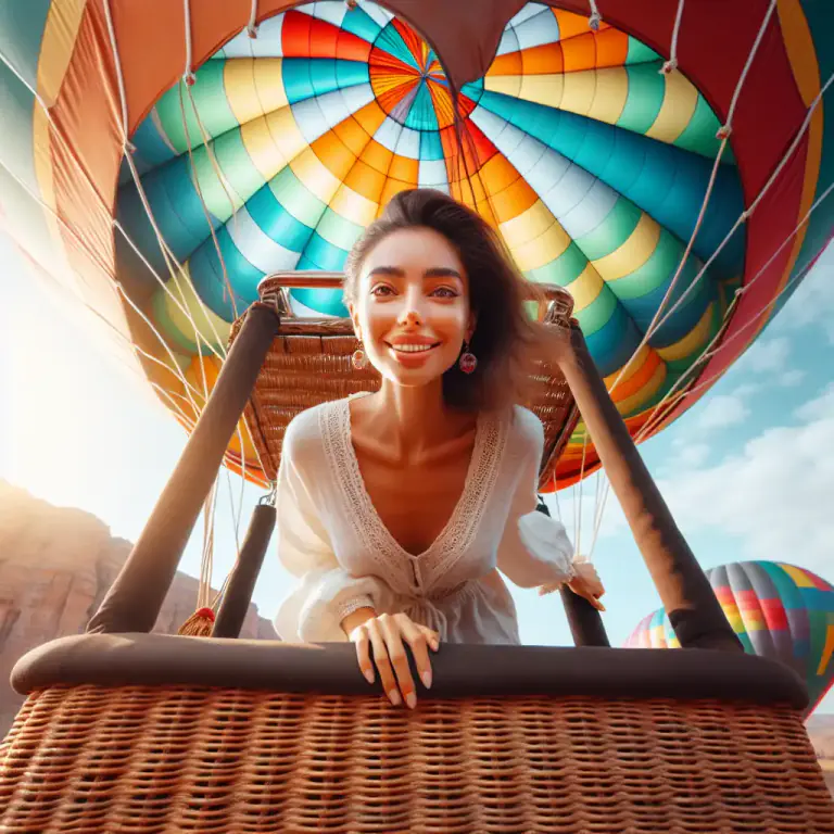 Visual representation of "gondola" - The car or basket of an airship or balloon.