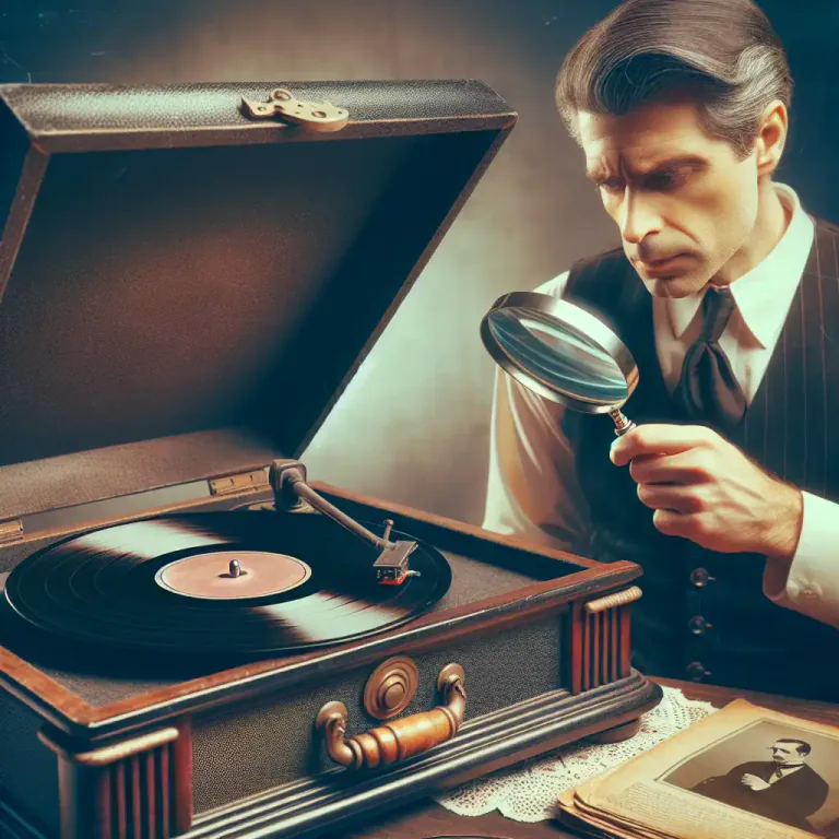 Visual representation of "shellac" - A record disc made of a shellac compound