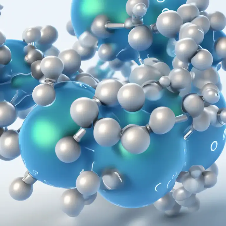 Visual representation of "bond" - A force that holds atoms together in a molecule