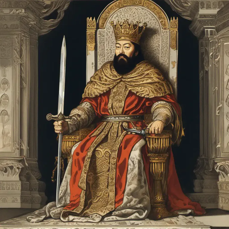 Visual representation of "sword" - A symbol representing military power.