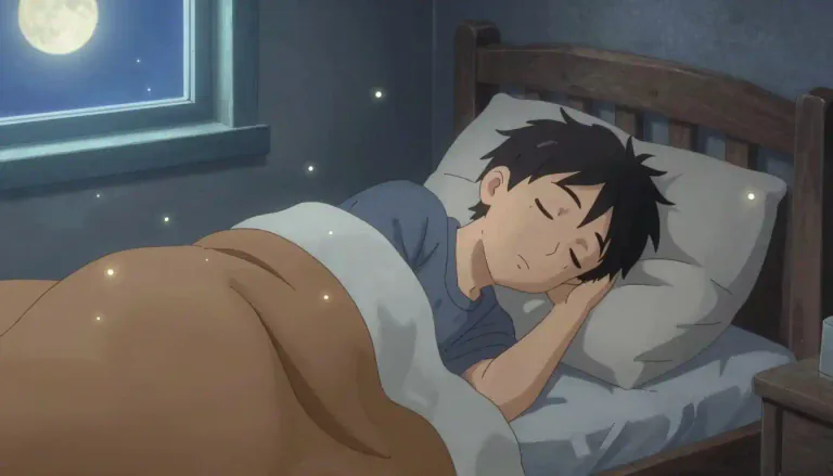 Visual representation of "slumber" - a state of sleeping