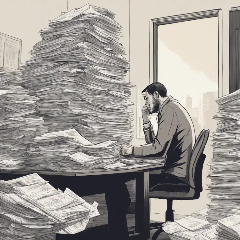 Visual representation of "have your work cut out" - To have a large or difficult task ahead of you