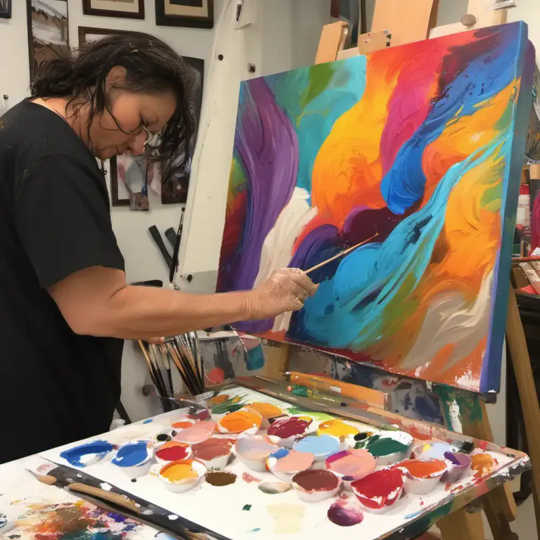 Visual representation of "finish" - To put the final touches on something; to perfect