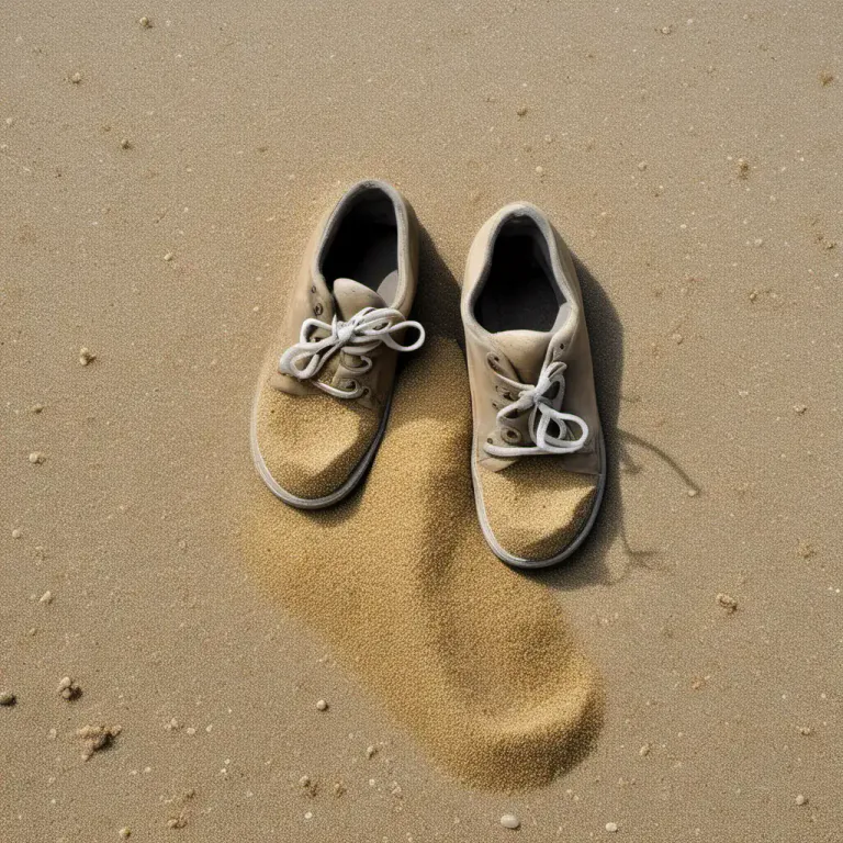 Visual representation of "sandy" - Covered in or made of sand.