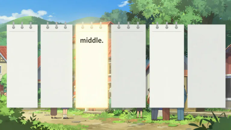 Visual representation of "midweek" - The middle of the week, usually around Wednesday.