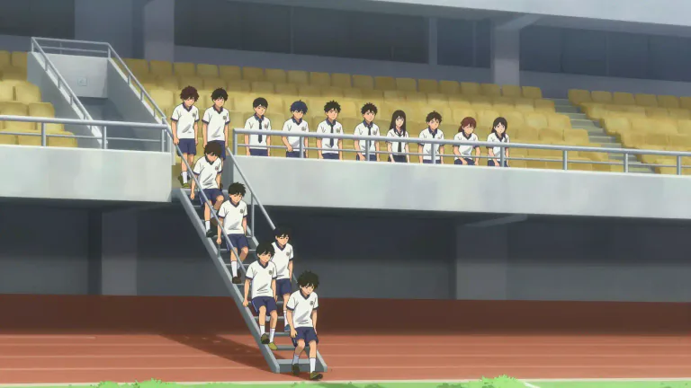Visual representation of "relegate" - To move someone or something to a lower or less important level or position