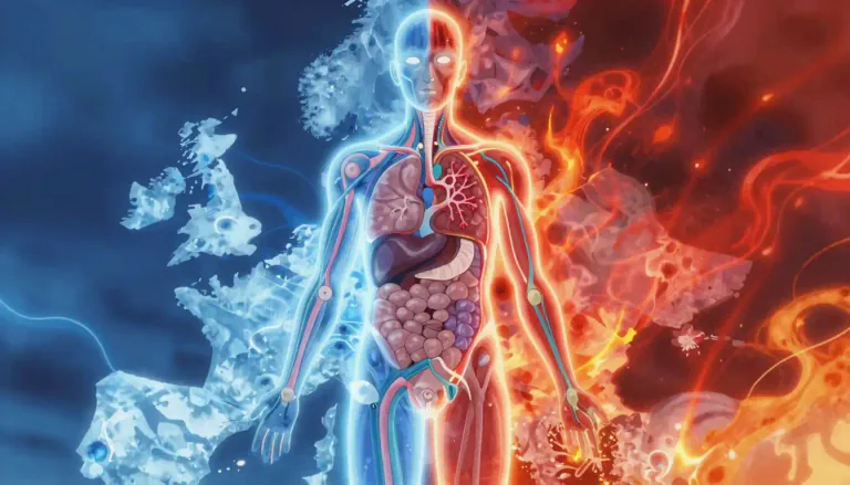 Visual representation of "homeostasis" - The tendency of a system, especially the physiological systems of higher animals, to maintain internal equilibrium by adjusting its physiological processes.