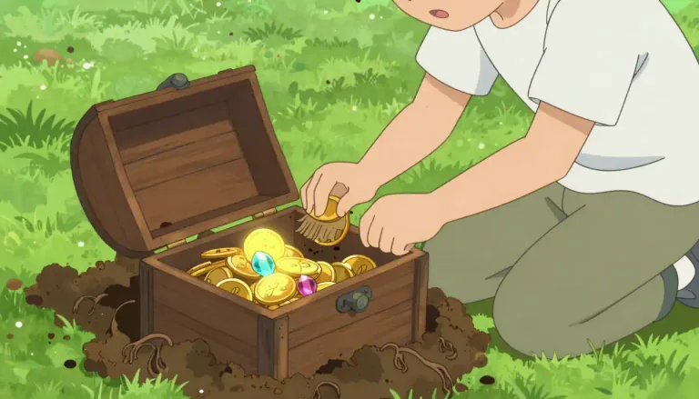 Visual representation of "cache" - A collection of items stored in a hidden or inaccessible place