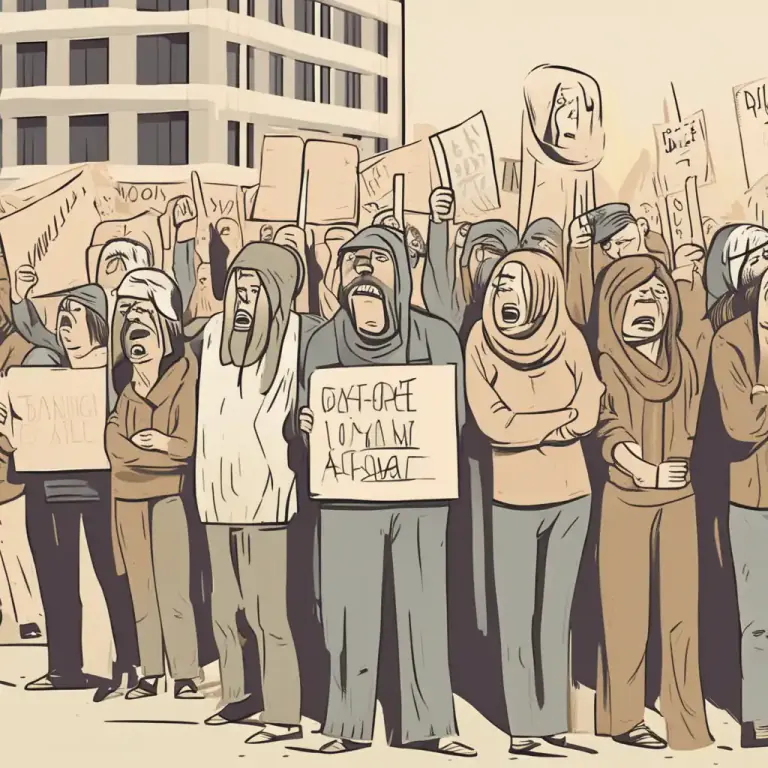 Visual representation of "a state of affairs" - A situation that is wrong or not satisfactory