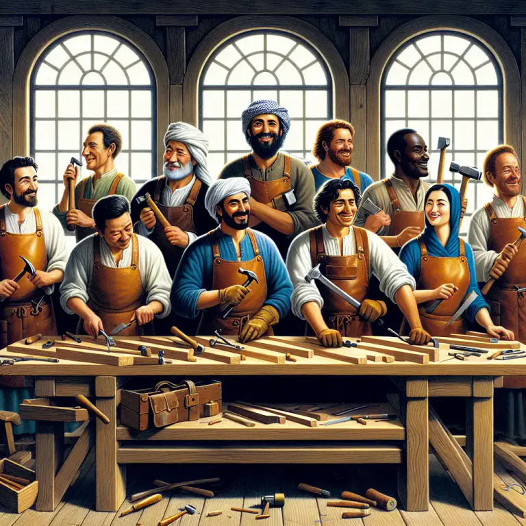 Visual representation of "brotherhood" - An association, society, or community of people linked by a common interest, religion, or trade.