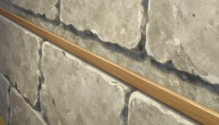 Visual representation of "groove" - A long deep track made in a surface, into which something else fits