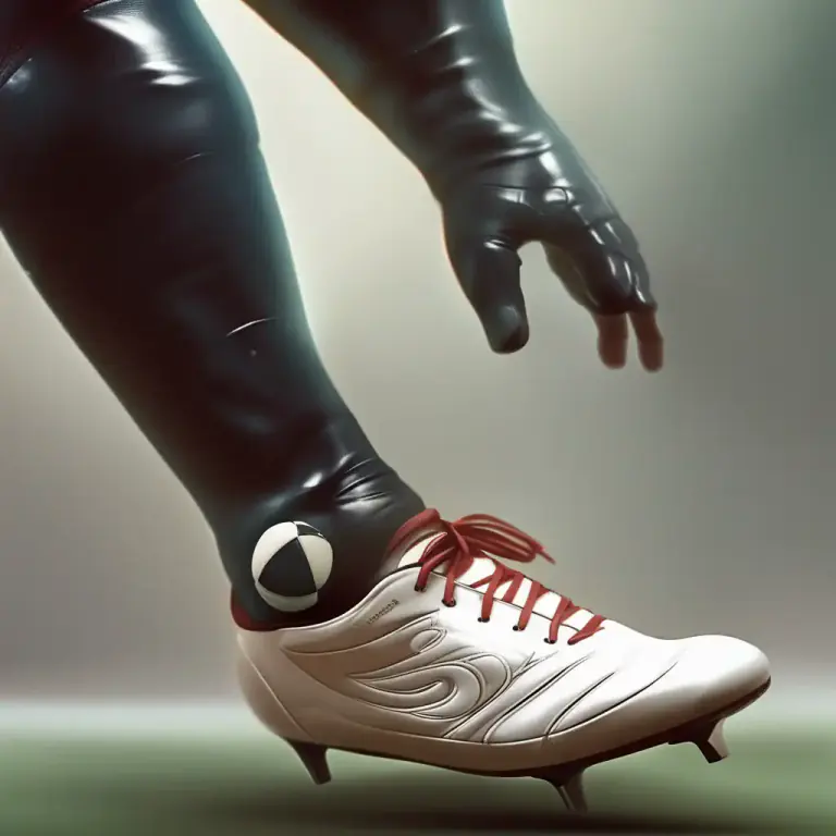 Visual representation of "boot" - An act of kicking