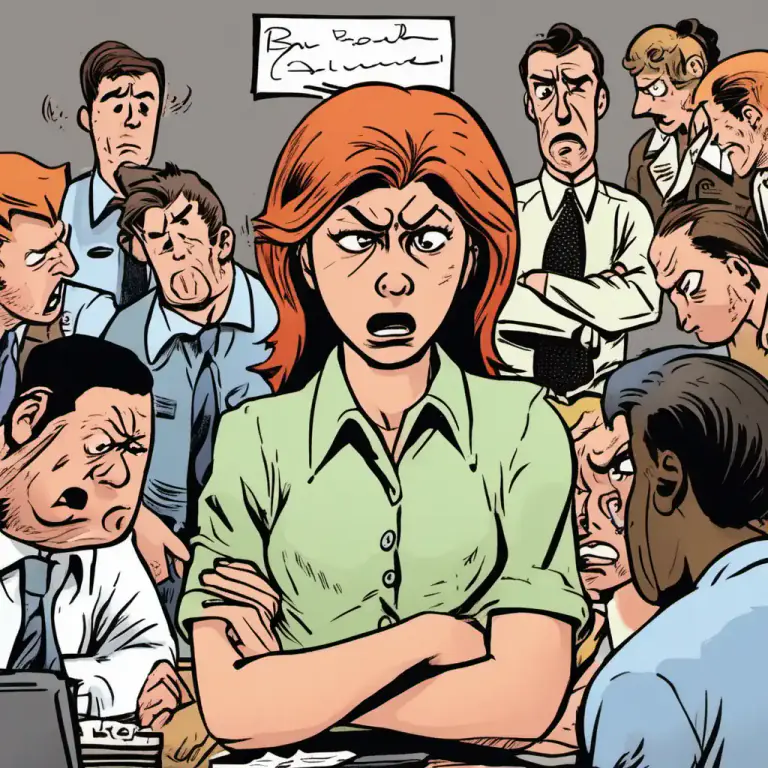 Visual representation of "shoot the messenger" - To blame the person who delivers bad news.