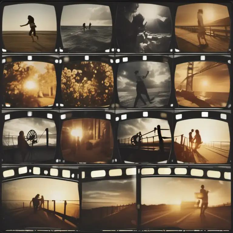 Visual representation of "moody" - Showing changes in mood or theme