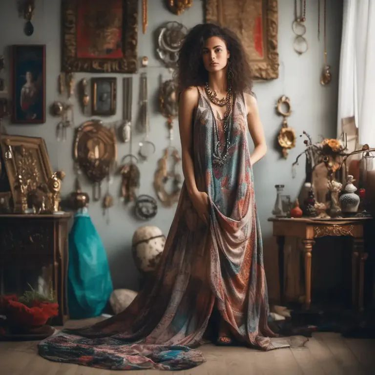 Visual representation of "bohemian" - Related to or characteristic of a life lived in a non-traditional, artistic way