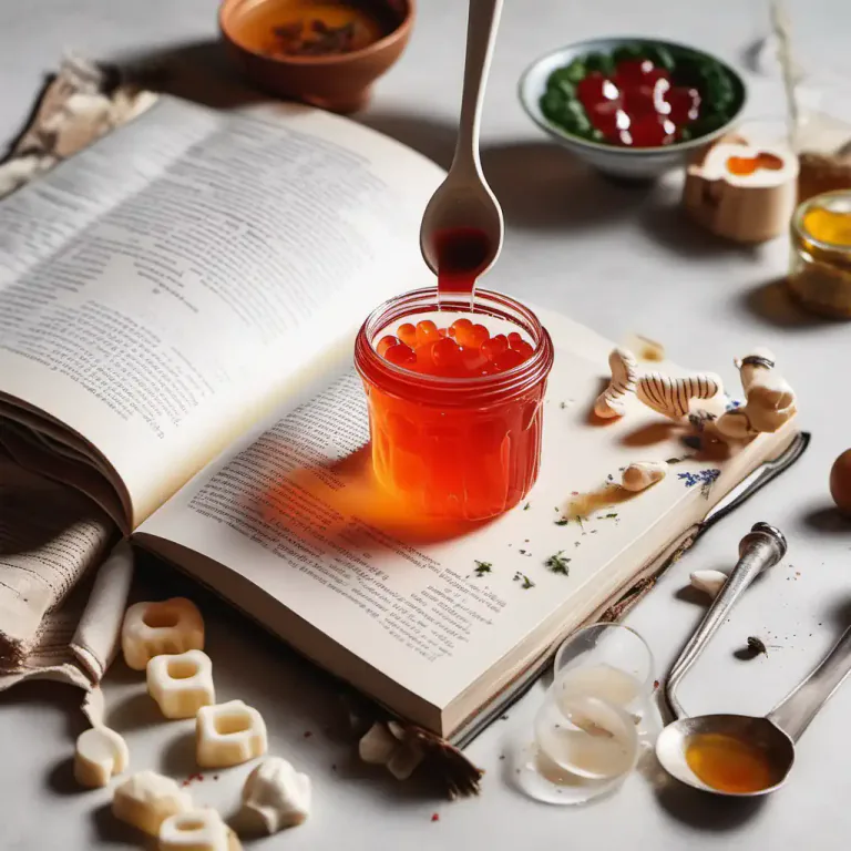 Visual representation of "jelly" - A type of soft, clear substance made from animal bones and used in medicine and cooking.
