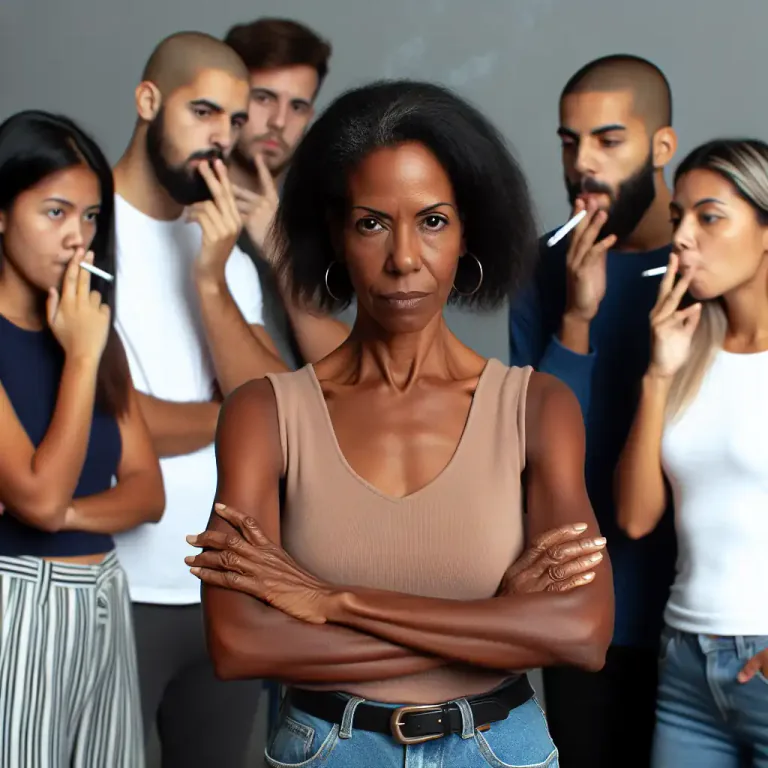 Visual representation of "anti" - A person who is against something or works to stop it
