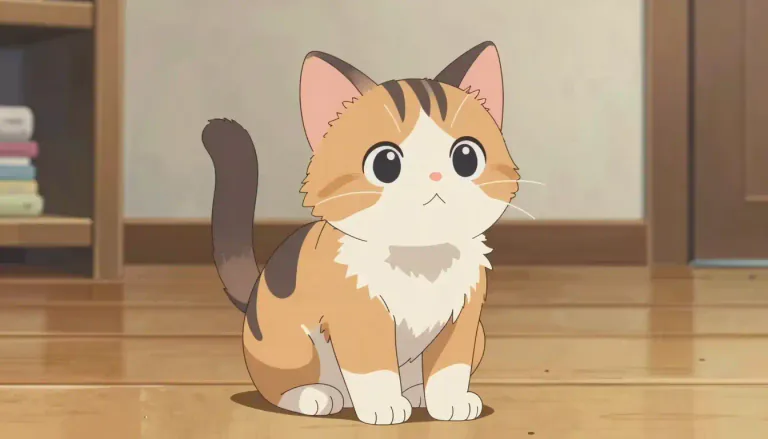 Visual representation of "kitty" - A small domestic cat