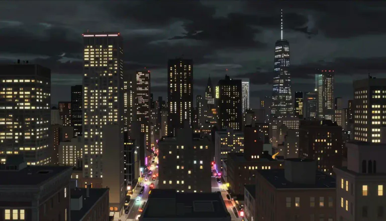Visual representation of "gotham" - A nickname for the city of New York.