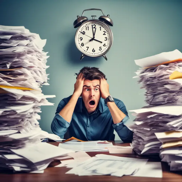 Visual representation of "a race against time/the clock" - To do something as fast as you can to finish it before a certain deadline