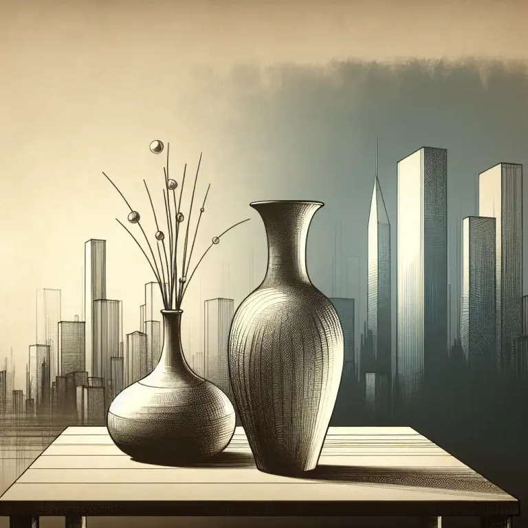 Visual representation of "asymmetric" - Having parts or aspects that are unlike each other