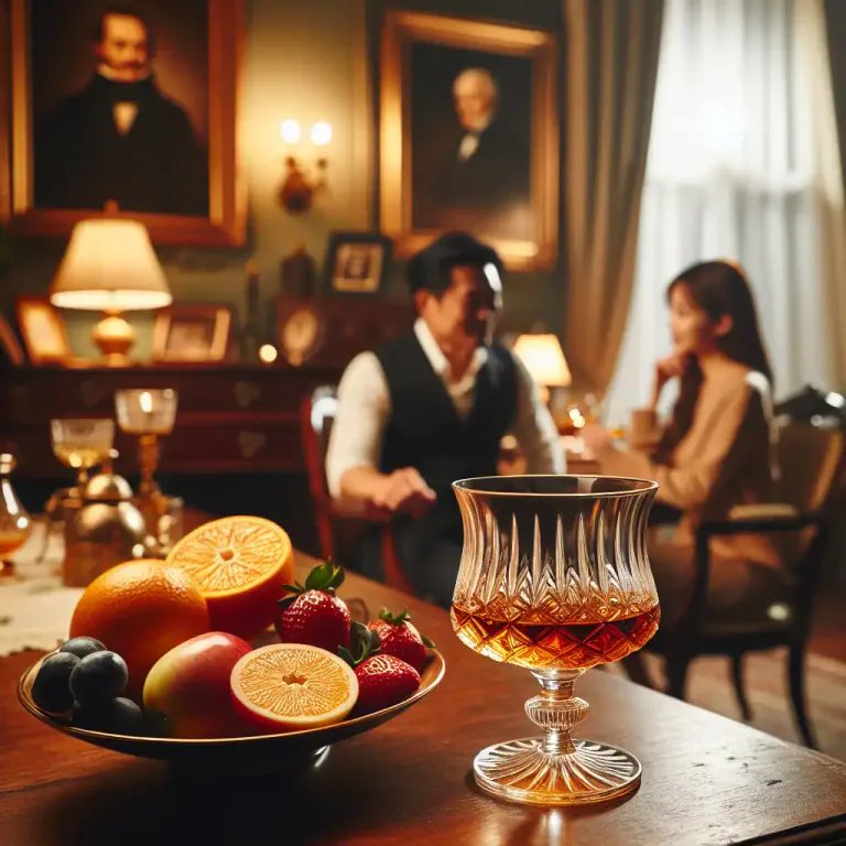Visual representation of "chasse" - A type of liqueur made from strong spirits and natural fruit flavorings