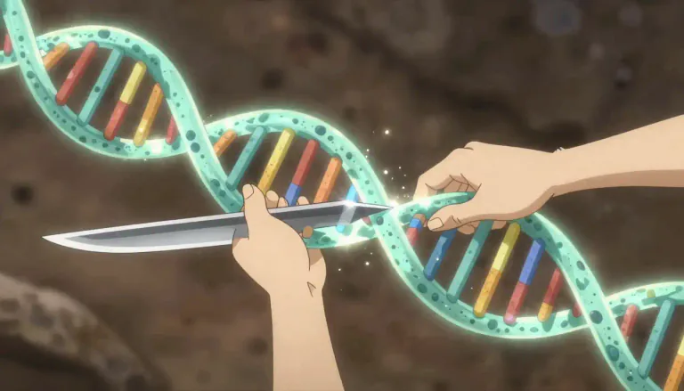 Visual representation of "endonuclease" - Endonuclease is an enzyme that cuts the internal phosphodiester bonds in nucleic acids, such as RNA and DNA.