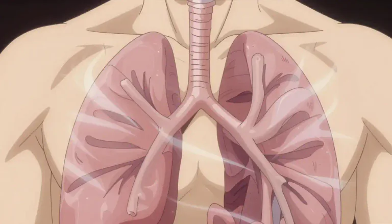 Visual representation of "bronchoconstriction" - Bronchoconstriction is the tightening of the muscles around the bronchial tubes, leading to reduced airflow in the lungs.