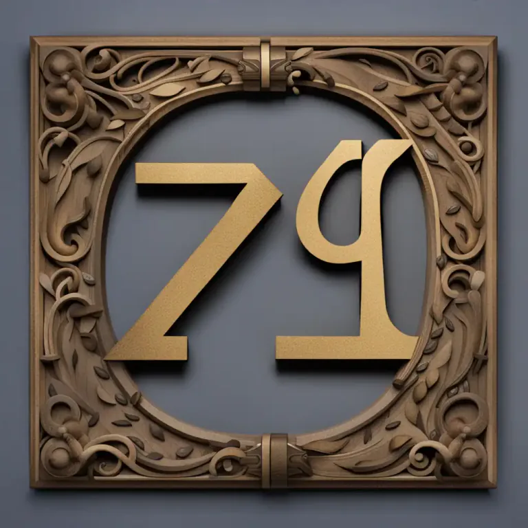 Visual representation of "forty" - A symbol for the number forty, such as 40 or XL
