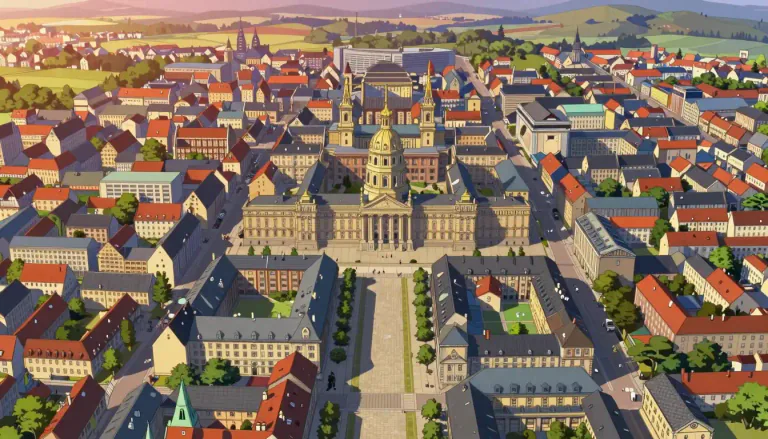 Visual representation of "metropole" - A large city that is often the administrative center for a region or a country.