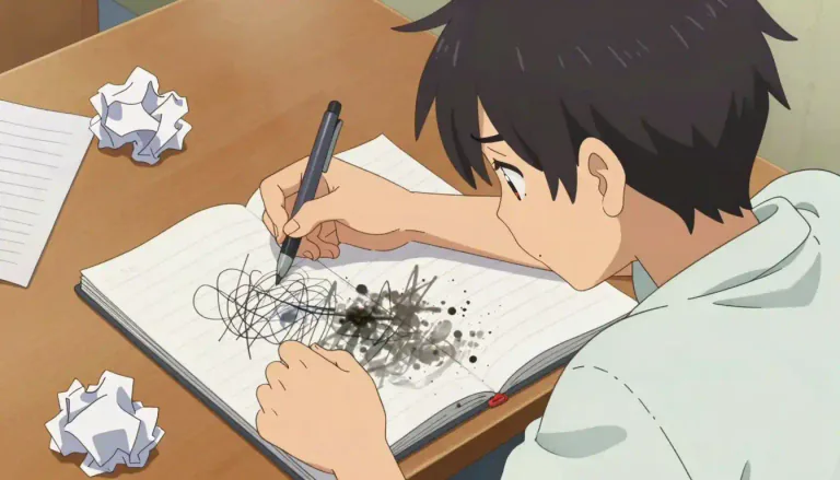 Visual representation of "sloppy" - Not neat, not careful or not detailed