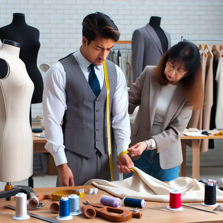 Visual representation of "measurement" - The size of a garment