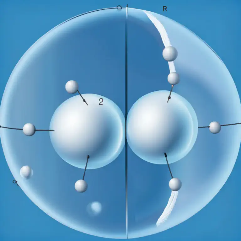 Visual representation of "polar" - In physics, related to a positive or negative electric charge.