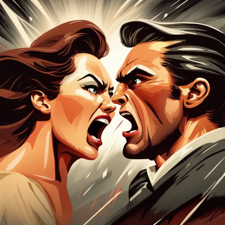 Visual representation of "thunder" - To say something very loudly and angrily