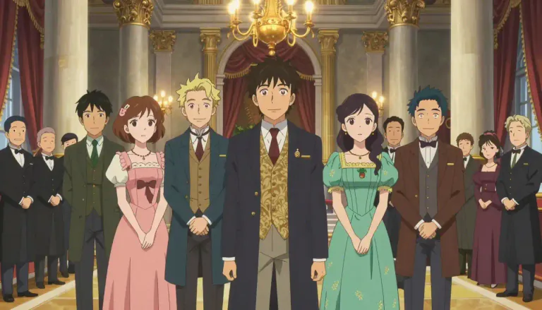 Visual representation of "noblesse" - A social class of people with high social status, often linked to aristocracy and privilege.