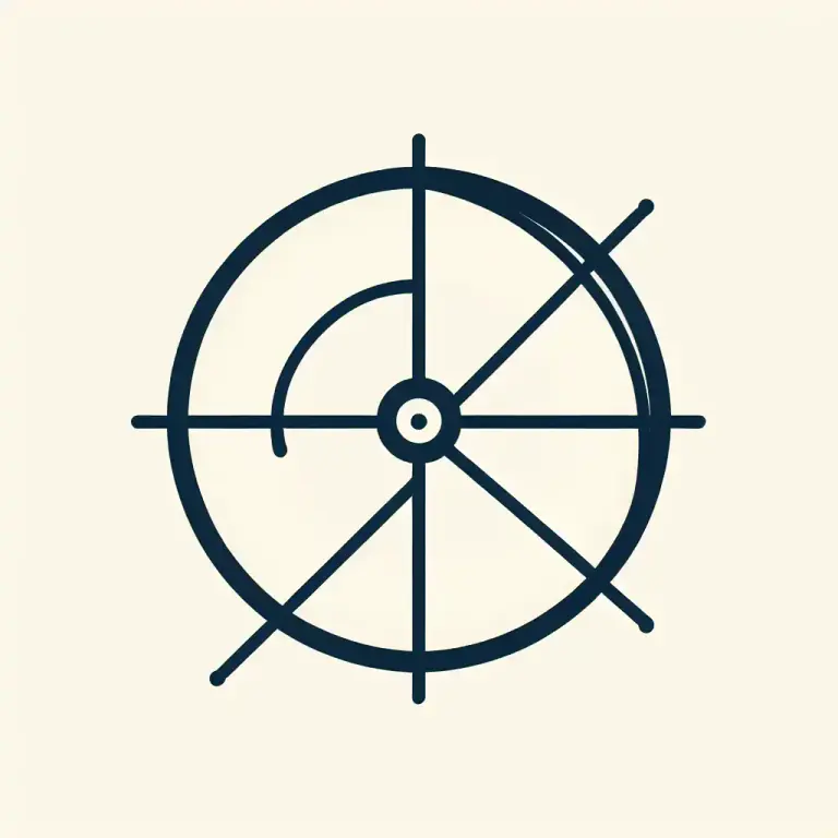 Visual representation of "diametrical" - Relating to diameter of a circle.