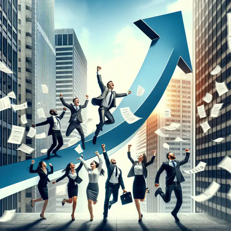 Visual representation of "dizzily" - With rapid change or movement in a specified direction.