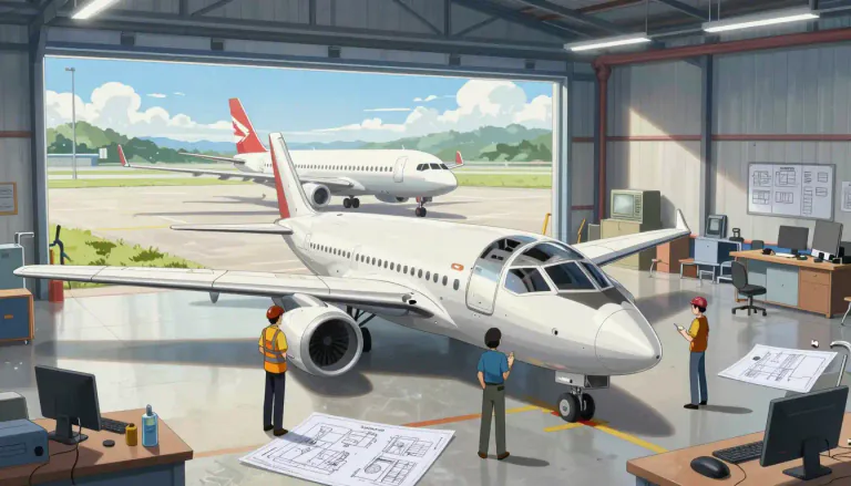 Visual representation of "aeronautical" - Related to the design, building, and use of aircraft