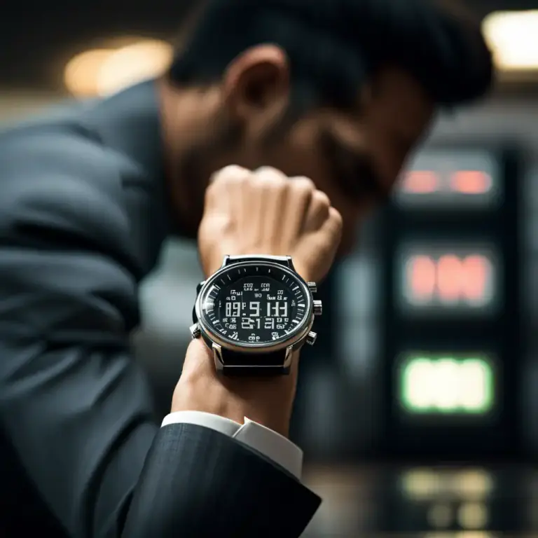 Visual representation of "regulate" - To correct or adjust the time of a clock, watch, etc.