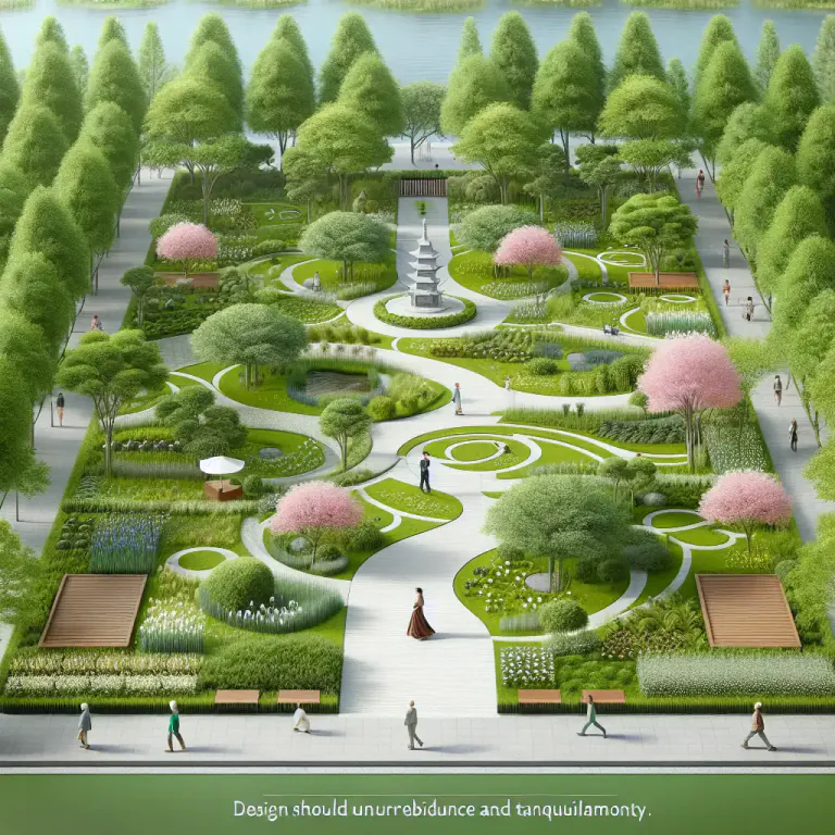 Visual representation of "geomancy" - A method of arranging buildings or other sites harmoniously with the natural surroundings based on geomancy principles.