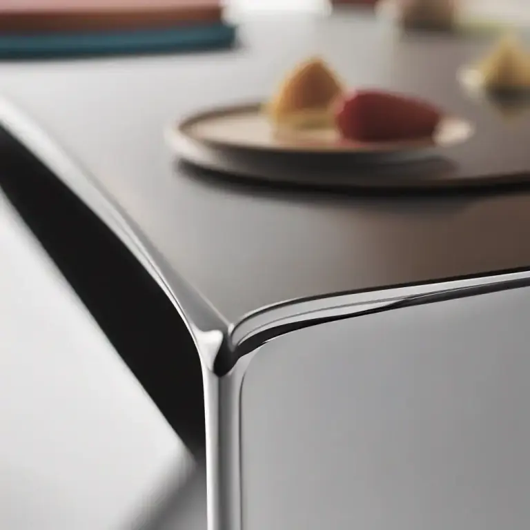 Visual representation of "fillet" - A curved edge formed where two surfaces meet, to provide a smooth transition on the edge of an object.